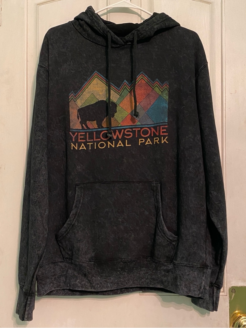 Blue 84 Black Yellowstone National Park Graphic Hoodie